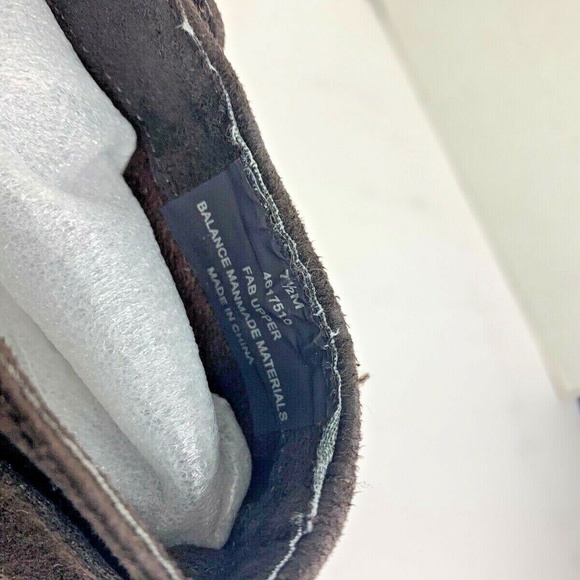 Crown Vintage Womens 7.5 M Faux Leather Brown Boot Ankle Bootie 2.5 in heel  Sid - Picture 2 of 6